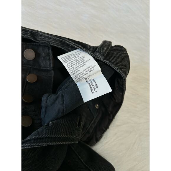 O’Neill Denim Bermuda Charcoal Wash Cut Off Button Fly Shorts Size 25 | 2 | XS - Picture 8 of 12